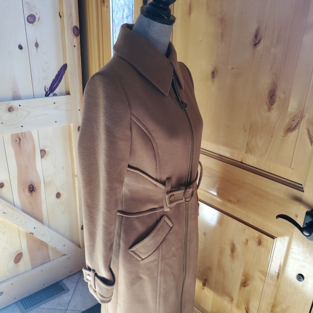 Marciano Guess Wool Blend Coat Beige | Women's Coats And Jackets - Picture 10 of 12